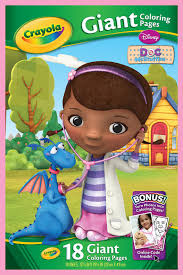Join our doc, dottie as she helps her stuffed animals in her toy hospital. Giant Coloring Pages Doc Mcstuffins Crayola