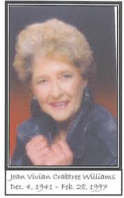 Joan Vivian Crabtree Williams (1941-1997)