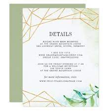 Terrarium Guest Information Card Zazzle Com Terrarium Wedding Geometric Wedding Invitation Greenery Wedding Invitations