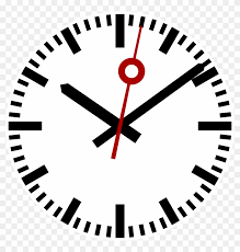 This clipart image is transparent backgroud and png format. Swiss Railway Clock Animated Gif Clock Ticking Free Transparent Png Clipart Images Download