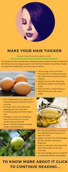How To Get Thick Hair Naturally Thick Hair Styles Thicker Hair Naturally Home Remedies For Hair