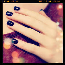 I have rather short fingers and wide nail beds. Short Dark Acrylic Nails