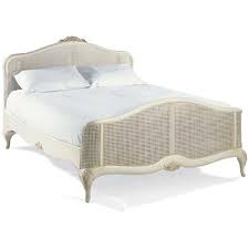 Ivory French Inspired Rattan Bed 755 Rattan Bed French Style Bedroom Furniture French Furniture Bedroom