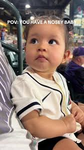 One things for sure, she's never bored and always entertained! #babygi...