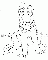 Presumably because they re just not as interesting as all the other color variations of this breed. German Shepherd Puppy Coloring Pages Coloring Home