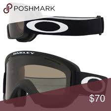 oakley o frame 2 0 xm snow goggle black white euc like new