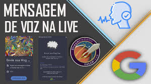 mensagem de voz espectador viewer na live mensagens fas live