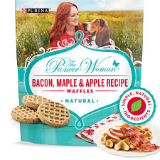This meal is recommended for those who have diabetic dogs. The Pioneer Woman Natural Dog Treats Bacon Maple Apple Recipe Waffles 9 Oz Pouch Walmart Com Walmart Com