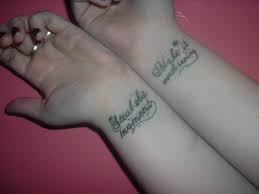 Small mother and daughter tattoos. Small Wrist Tattoos Quotes Quotesgram