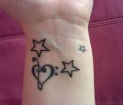 Star tattoo designs are available in many unique designs like tribal. Music Note Star Tattoo Designs