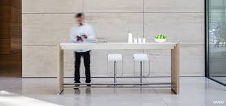 This was built for use as a check in desk at a. Working Desk System Conclusion Counter Height Table By Vario Stylepark
