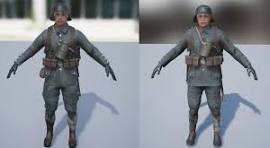 The WW1 German uniform is incorrect for the time period the ...