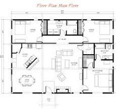 Ponderosa Country Barn Main Floor Plan I Like The Plan Just Not The Exterior Or That It S Farmhouse Floor Plans Barndominium Floor Plans Barn House Plans
