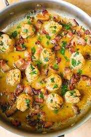 Mar 22, 2021 · recipes developed by vered deleeuw and nutritionally reviewed by rachel benight ms, rd. Bacon Scallops With Lemon Butter Sauce Julia S Album