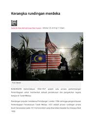 Apa sebenarnya terjadi 25 hari sebelum kita merdeka. Pdf Kerangka Rundingan Merdeka