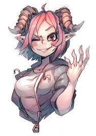 Maybe you would like to learn more about one of these? Horned Demoness Original Anime Character Drawing 20 Sep 2017 Random Anime Arts Rarts Collection Of Anime Pictures