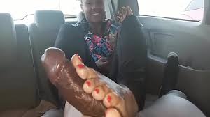 Free Footjob after work Porn Video - Ebony 8