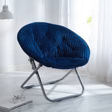 Urban Shop Corduroy Saucer Chair Available In Multiple Colors Walmart Com Saucer Chairs Urban Shop Chair