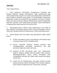Pembentangan kajian tindakan (aina azmina). 20201207 P14m3p2 Soalan Bukanlisan 313 Pdf Parliamentary Documents