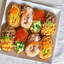 清水麻璃亜 シミズキッチン いなり寿司 ひなまつりの時に作りました いなり寿司 可愛くなるようにしてみたけど どうだろう 食べるのもったいないと思 mariashimizu akb48 akb48team8 mariash レシピ 料理 レシピ