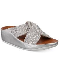 twiss crystal slide sandals