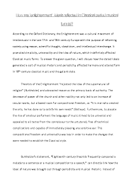 During the classical period, music wasn't the only art form to find inspiration in ancient greece and rome. Pdf How Are Enlightenment Ideals Reflected In Classical Period Musical Form S Chrisni Mendis Academia Edu