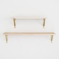 They are a great way to showcase your. Gold Metal Mix Match Shelf Brackets Set Of 2 World Market