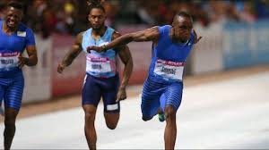 Simbine secured his first diamond league win of the season, dipping on the line to take the short sprint in 10.08 seconds. Akani Simbine Takes The Men 100m A Race With A Time Of 10 05 Youtube