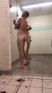 Naked men in the lockerroom