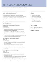 Management of support contracts for the maintenance and supply of mechanical equipment. Maintenance Technician Resume Examples Myperfectresume