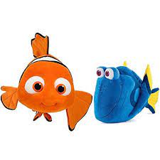 Amazon Com Disney Finding Nemo Toys Dory And Nemo 16 Plush Stuffed Animal Bundle 2 Items Toy Disney Finding Nemo Finding Nemo Toys Plush Stuffed Animals