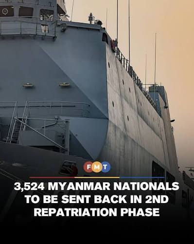 FMTNews Malaysia and Myanmar have agreed to repatriate another 3,524 Myanmar  nationals in the second phase of the country's repatriation programme. A  total of 1,476 Myanmar nationals were sent home yesterday aboard