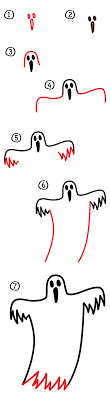How To Draw A Ghost Art For Kids Hub Art For Kids Hub Art For Kids Drawings