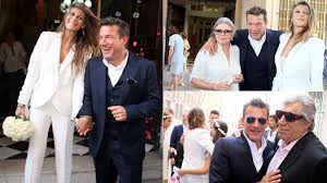 C'est vrai que chez nous, il y avait des entités… Mariage De Benjamin Castaldi Et Aurore Aleman Toutes Les Photos Voici