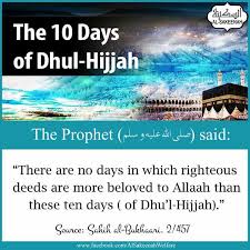 The qurban ('udhiya) is the slaughter of a sacrificial animal on the 10th, 11th or 12th of dhul hijjah. Facebook