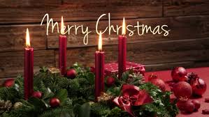 Merry Christmas Candle Advent Card Greeting Template Postermywall