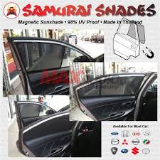Universal products are not custom fitted to your vehicle. Buy Original Samurai Shades 100 Fully Magnetic 3 Second Plug And Play 98 Uv Proof Car Sun Shades Made In Thailand