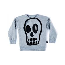 Nununu Painted Dizzy Skull Sweatshirt