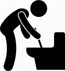 Clean bathroom clipart black and white. House Symbol Clipart Cleaning Toilet Janitor Transparent Clip Art