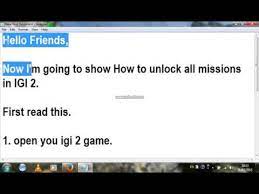Play all missions without any cheat codes,. Igi 1 Unlock All Missions Trainer Download Coaclasbullclem S Ownd