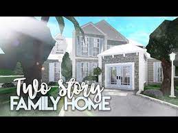 Bloxburg 2 Story Family House House Build Youtube Modern House Floor Plans Bloxburg Houses Two Story House Design