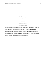 This paper aims to investigate their use. Doc Aa Case Study Sample 1 Jane Doe Academia Edu