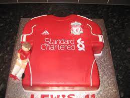 Next day uk and international delivery available! Liverpool Shirt Birthday Cake Cakecentral Com
