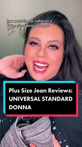 The day has come. First time ever 👖 stay tuned for more #plussize try ons  👯‍♀️ #plussizefashion #jeans 💝 thanks for these @universalstandard