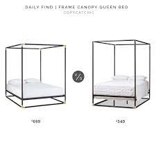 Shop for black canopy beds online at target. Daily Find Cb2 Frame Canopy Queen Bed Copycatchic