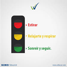 Veamos cuanto tiempo tarda el semáforo en dar una vuelta: El Semaforo Es Muy Util Rojo Estirar Amarillo Relajarte Y Respirar Verde Sonreir Y Seguir Tech Logos Driving School School Logos