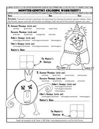 Dihybrid cross practice worksheet answer key, dihybrid cross worksheet answer key and pea plant punnett square worksheet answers are three main things we will show you based on the post title. Monohybrid Cross Punnett Square Genetics Coloring Worksheet Set With Monsters