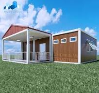 Best Luxury Detachable Flat Pack 20FT/40FT Modular Prefabricated Container  House Dormitory Building with Bathroom