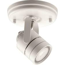 Lithonia Lighting Meshback Round 1 Head Led Lamped Track Light White Bulb For Sale Online Ebay