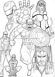 Avengers coloring pages for kids. Free Printable Coloring Pages For Kids Avengers Total Update